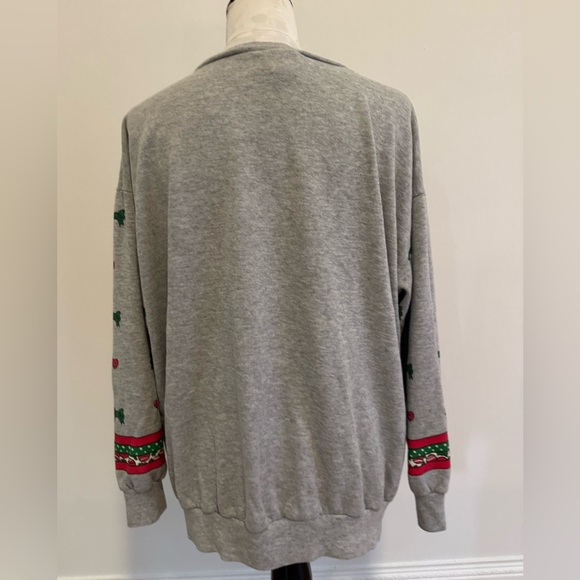 Young Stuff Studio 1X Dalmatian Christmas Sweatshirt - Picture 4 of 6